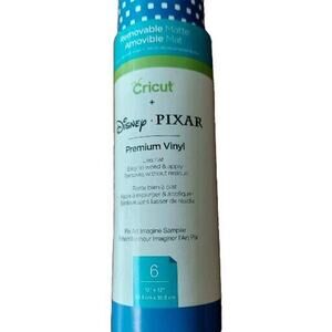 Cricut Vinyl Disney PIXAR Sampler Removable Matte - 4 Full Sheets, 2 Partial